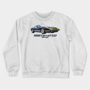 1980 Ferrari 512 BB Coupe Crewneck Sweatshirt